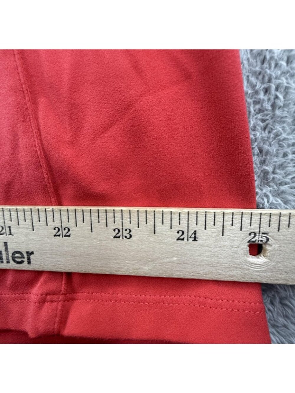 Smartwool Dress Womens Large Red Sleeveless Tank Swing Travel Pockets A-Line - Picture 15 of 16